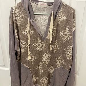 Western Hoodie | Tribal Print